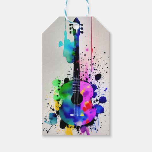 抽象デザイン ギフトタグ (正面)