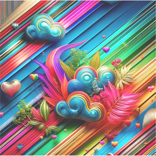 抽象デザイン シール (正面)