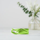 抽象デザイン スキニー名刺 (スタンド正面)