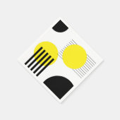 抽象デザイン スタンダードカクテルナプキン (角)