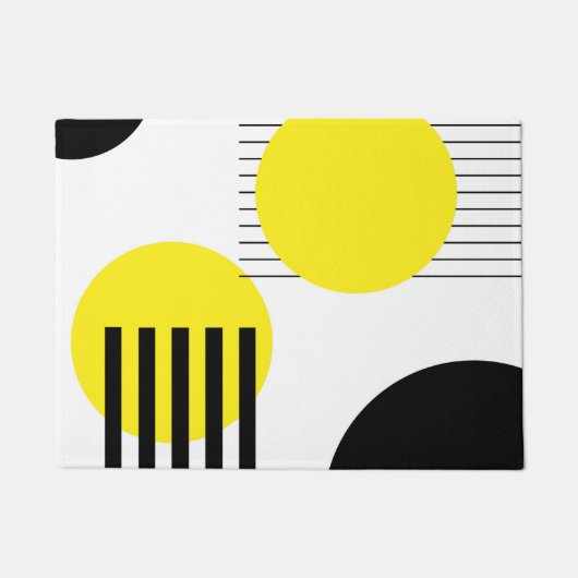 抽象デザイン ドアマット (正面)