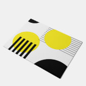 抽象デザイン ドアマット (アングル)