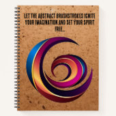 抽象デザイン ノートブック (正面)