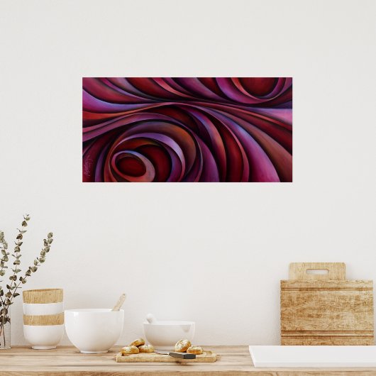 抽象デザイン ポスター (キッチン)