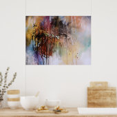 抽象デザイン ポスター (キッチン)