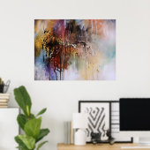 抽象デザイン ポスター (ホームオフィス)