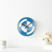 抽象デザイン ラウンド壁時計 (ホーム)