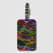 抽象デザイン ラゲッジタグ (正面縦)