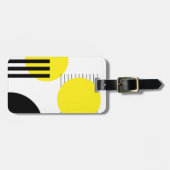 抽象デザイン ラゲッジタグ (正面横)