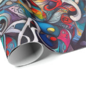 抽象デザイン ラッピングペーパー (ロールコーナー)