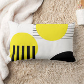 抽象デザイン ランバークッション (ブランケット)