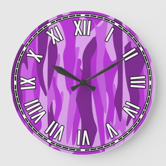 抽象デザイン ラージ壁時計 (正面)
