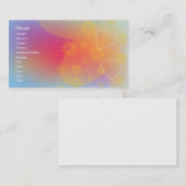 抽象デザイン 名刺 (正面/裏面)