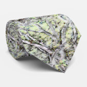 抽象デザイン（淡緑色） ネクタイ (ロール)