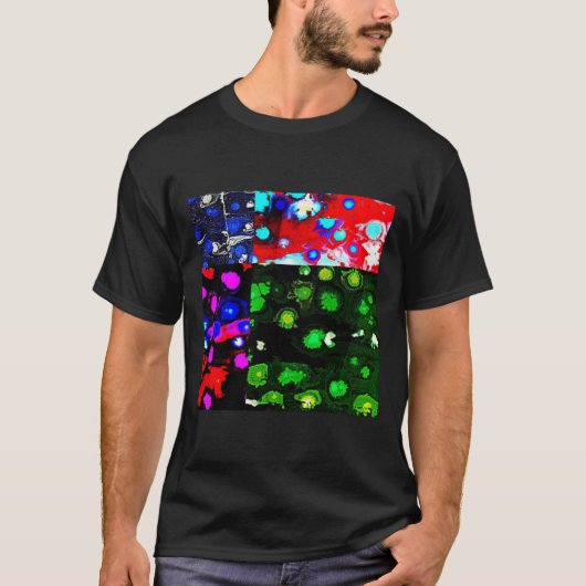 抽象デザイン Tシャツ (正面)