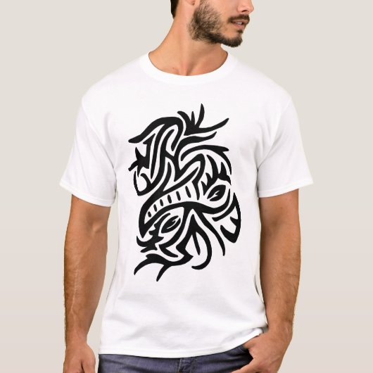 抽象デザイン Tシャツ (正面)