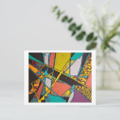 抽象デザインIIIはがき ポストカード (スタンド正面)