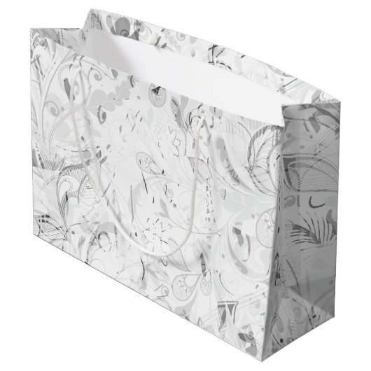 抽象マンダラ4 ラージペーパーバッグ (裏面アングル)