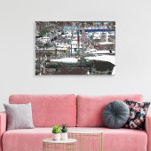 抽象化されたキャンバスプリントMarina キャンバスプリント (インサイチュ (リビング))