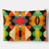 抽象化されたグラフィックス アクセサリーポーチ (裏面)