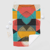 抽象化されたグラフィックス ゴルフタオル (インサイチュ)