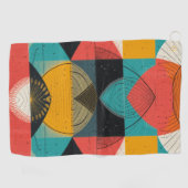 抽象化されたグラフィックス ゴルフタオル (横)