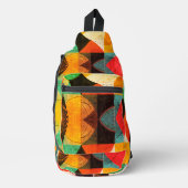 抽象化されたグラフィックス スリングバッグ (正面)