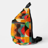 抽象化されたグラフィックス スリングバッグ (右コーナー)