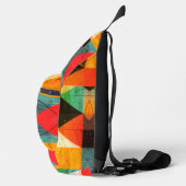 抽象化されたグラフィックス スリングバッグ (右)