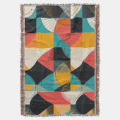 抽象化されたグラフィックス スローブランケット (正面縦)