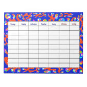 抽象化されたメモ帳 ノートパッド (正面)