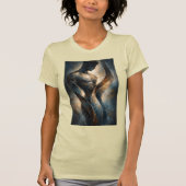 抽象化された男性像 - 現代的な表現 Tシャツ (正面)