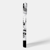 抽象化された白黒 Case-Mate iPhoneケース (裏面 / 右)