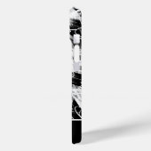 抽象化された白黒 Case-Mate iPhoneケース (裏面 / 左)
