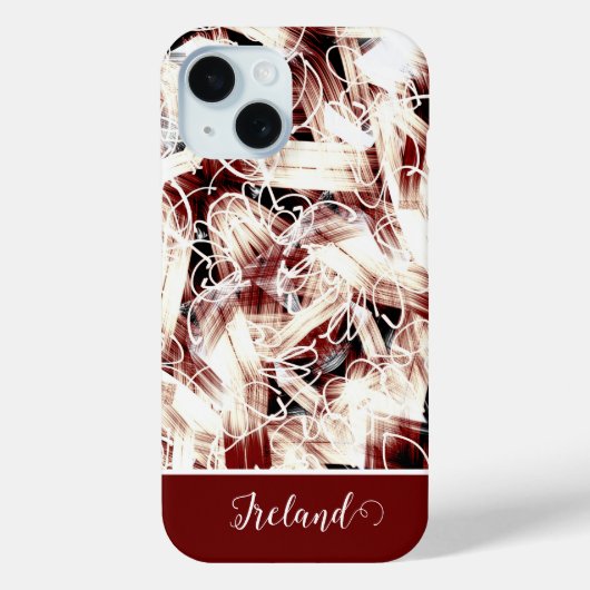 抽象化された茶色のケース – Mate iPhoneケース Case-Mate iPhoneケース (裏面)