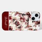 抽象化された茶色のケース – Mate iPhoneケース Case-Mate iPhoneケース (裏面 (横))