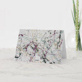 抽象化カラフル（ばちゃばちゃ）跳ねるの絵を描誕生日または カード (裏面)