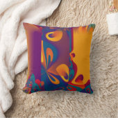 抽象化スワール – シームレスなパターン5 クッション (ブランケット)