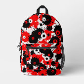 抽象化バックパック プリントバックパック (正面)