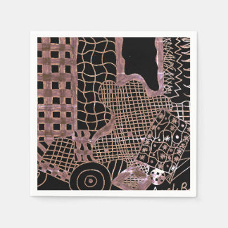 抽象化1 スタンダードカクテルナプキン