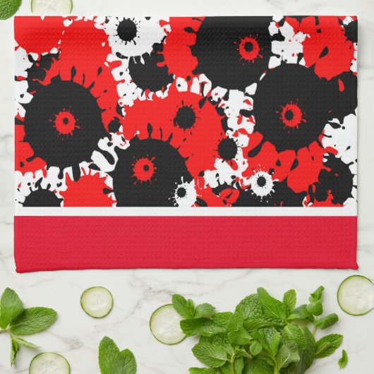 抽象化 キッチンタオル (折り畳み)