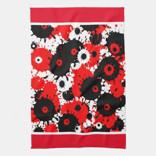 抽象化 キッチンタオル (縦)