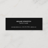 抽象化 スキニー名刺 (裏面)