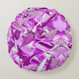 抽象化 ラウンドクッション