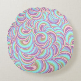 抽象化 ラウンドクッション