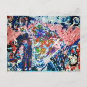 抽象化，抽象表現，宇宙,エイリアン シーズンポストカード (正面)