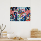 抽象化，抽象表現，宇宙,エイリアン ポスター (キッチン)