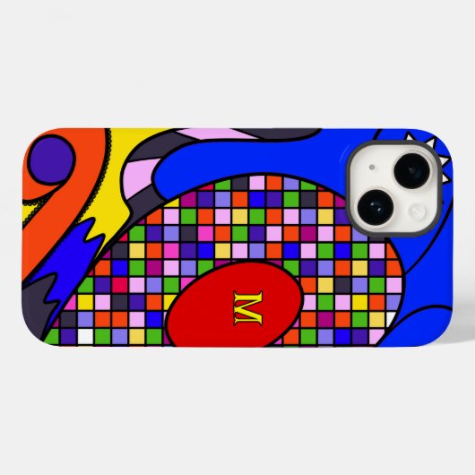 抽象化 Case-Mate iPhoneケース (裏面 (横))