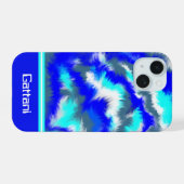 抽象化 iPhone 15ケース (裏面横)