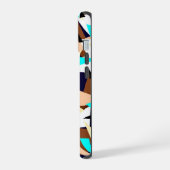 抽象化 iPhone 15ケース (左側面)